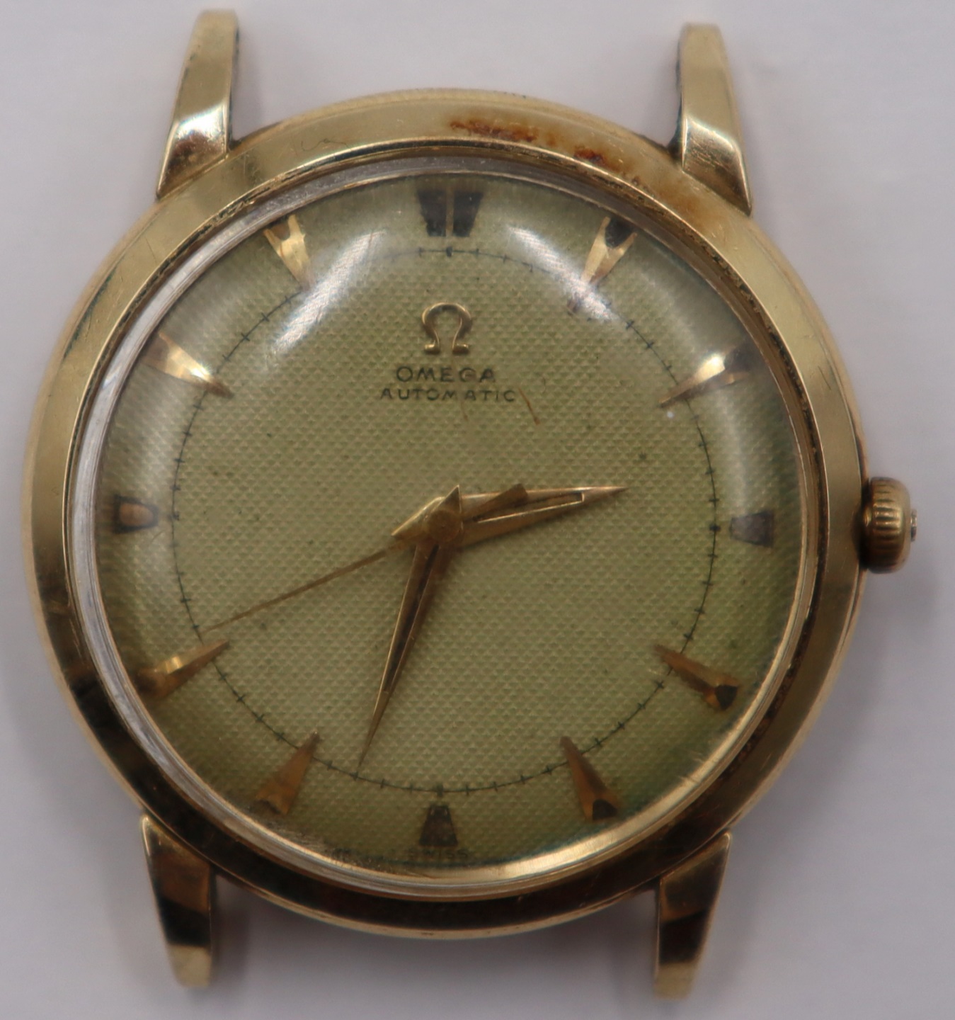 JEWELRY. MEN'S OMEGA 14KT GOLD