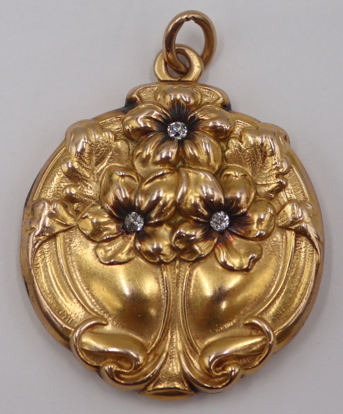 JEWELRY ART NOUVEAU 14KT GOLD 3bc33e