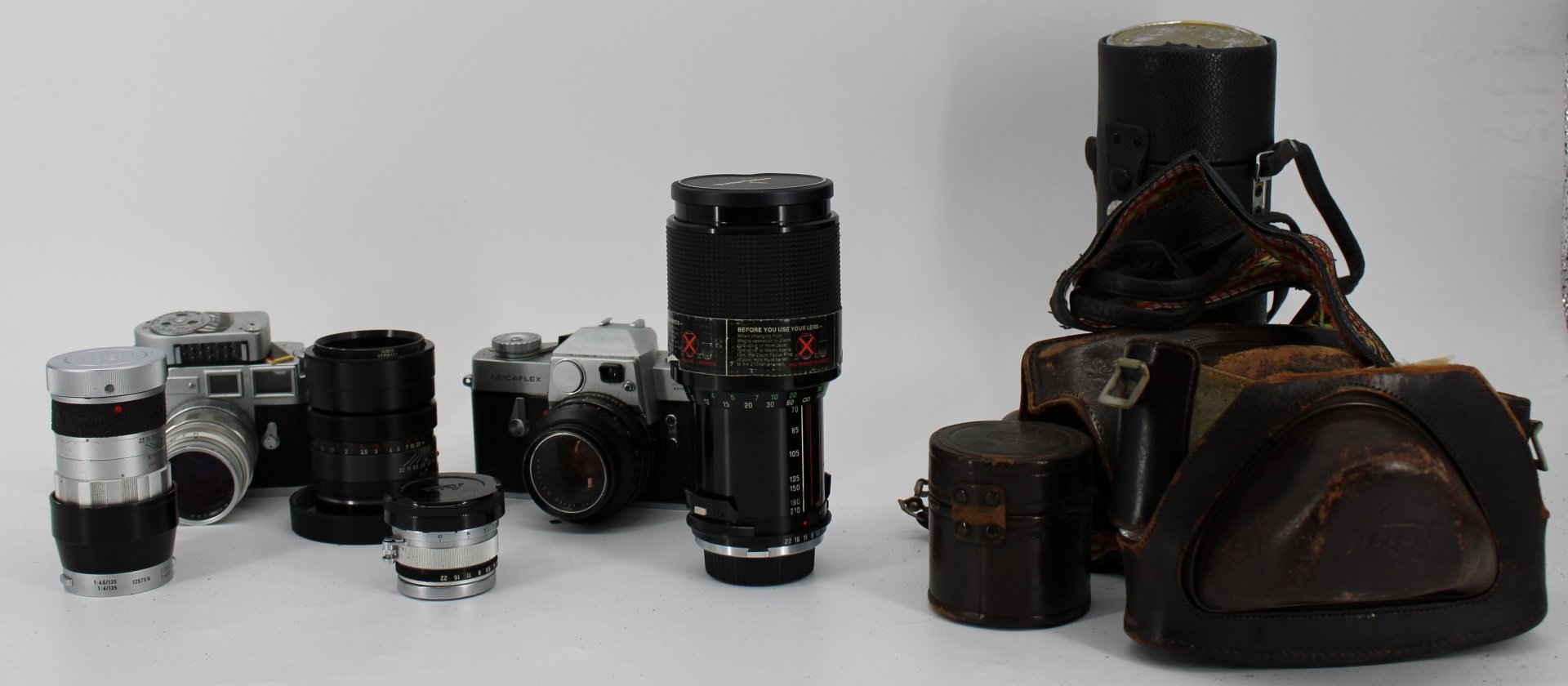 CAMERA LOT LEICA M3 LEICAFLEX LENSES 3bc41c