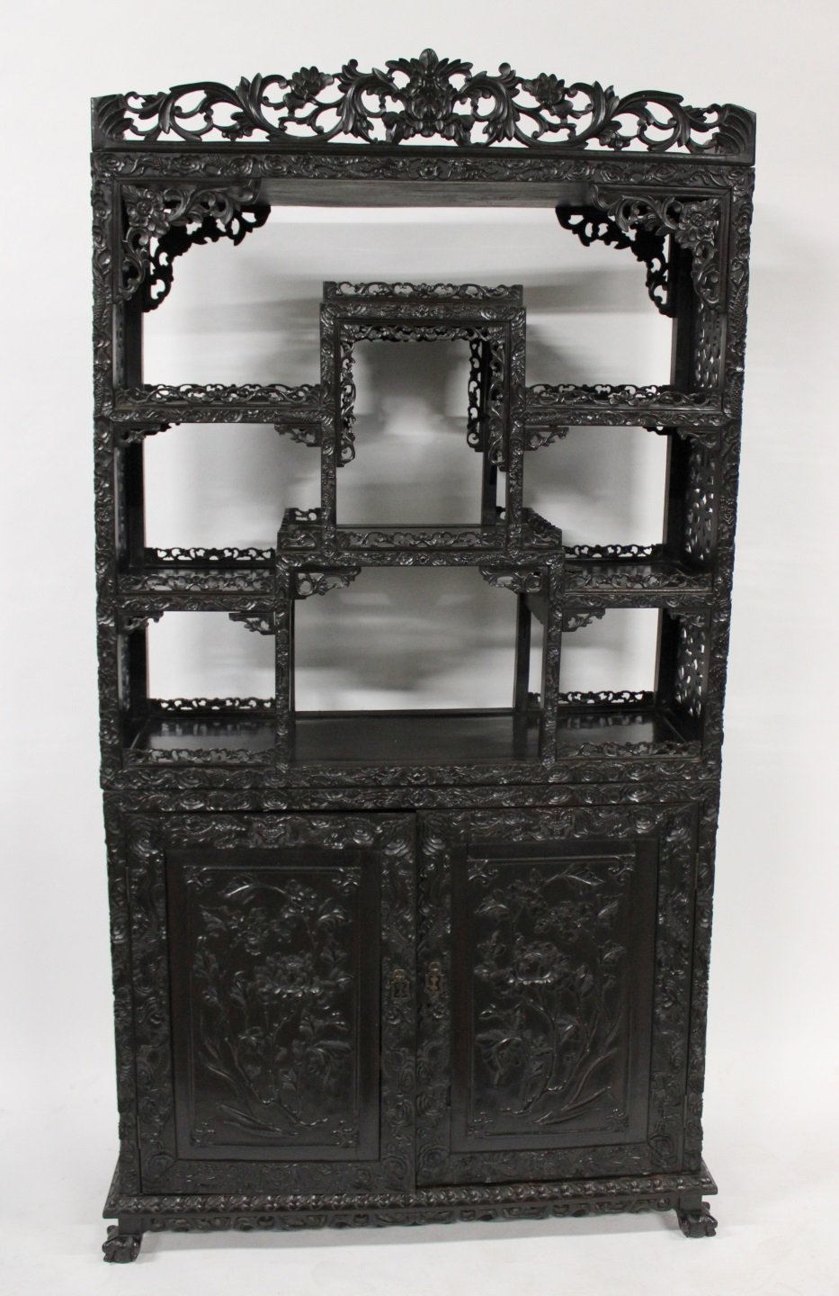 ANTIQUE, HIGHLY & FINELY CARVED