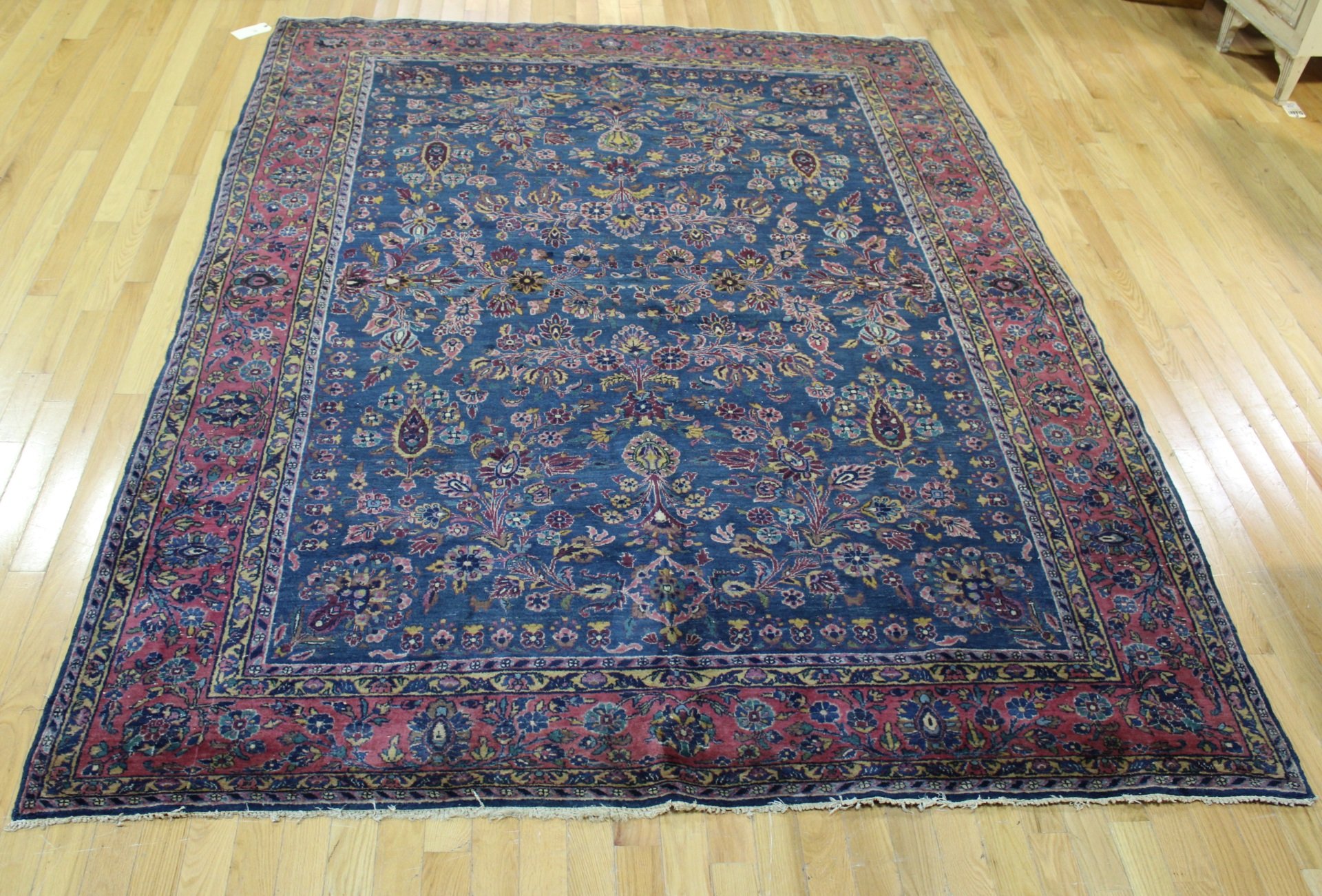 ANTIQUE FINELY HAND WOVEN SAROUK 3bc470