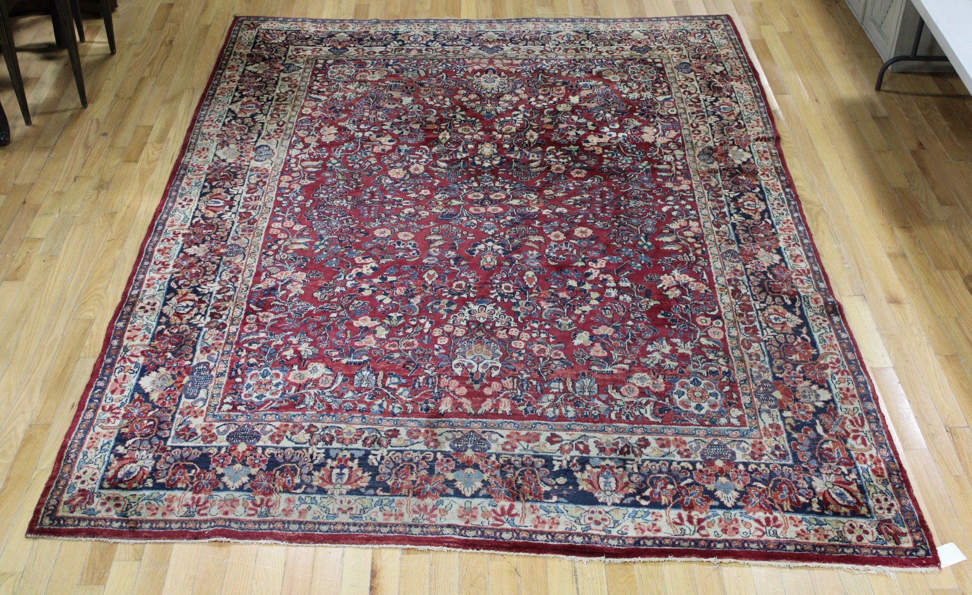 ANTIQUE AND FINELY HAND WOVEN SAROUK 3bc47f