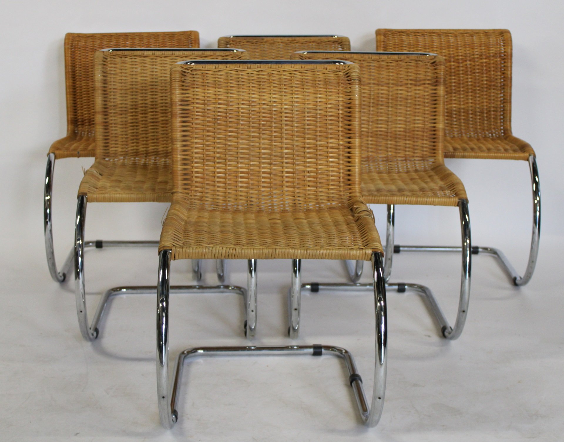 6 KNOLL MIES VAN DER RHOE TUBULAR 3bc494