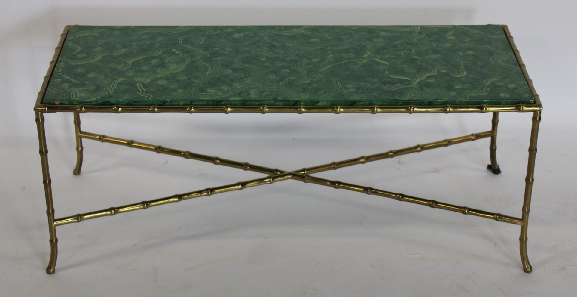 BAGUES STYLE GILT METAL BAMBOO