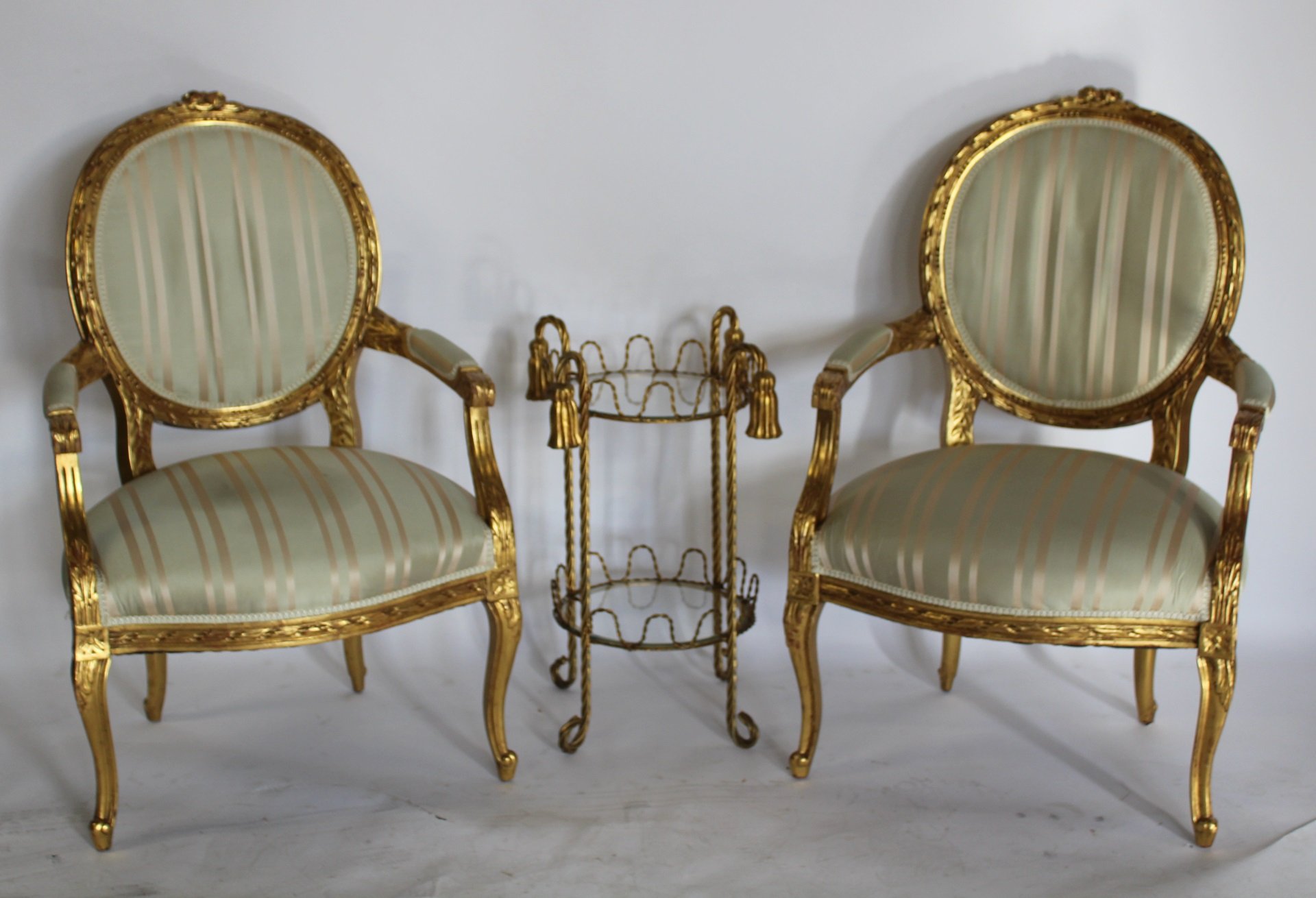 A VINTAGE PAIR OF LOUIS XV STYLE