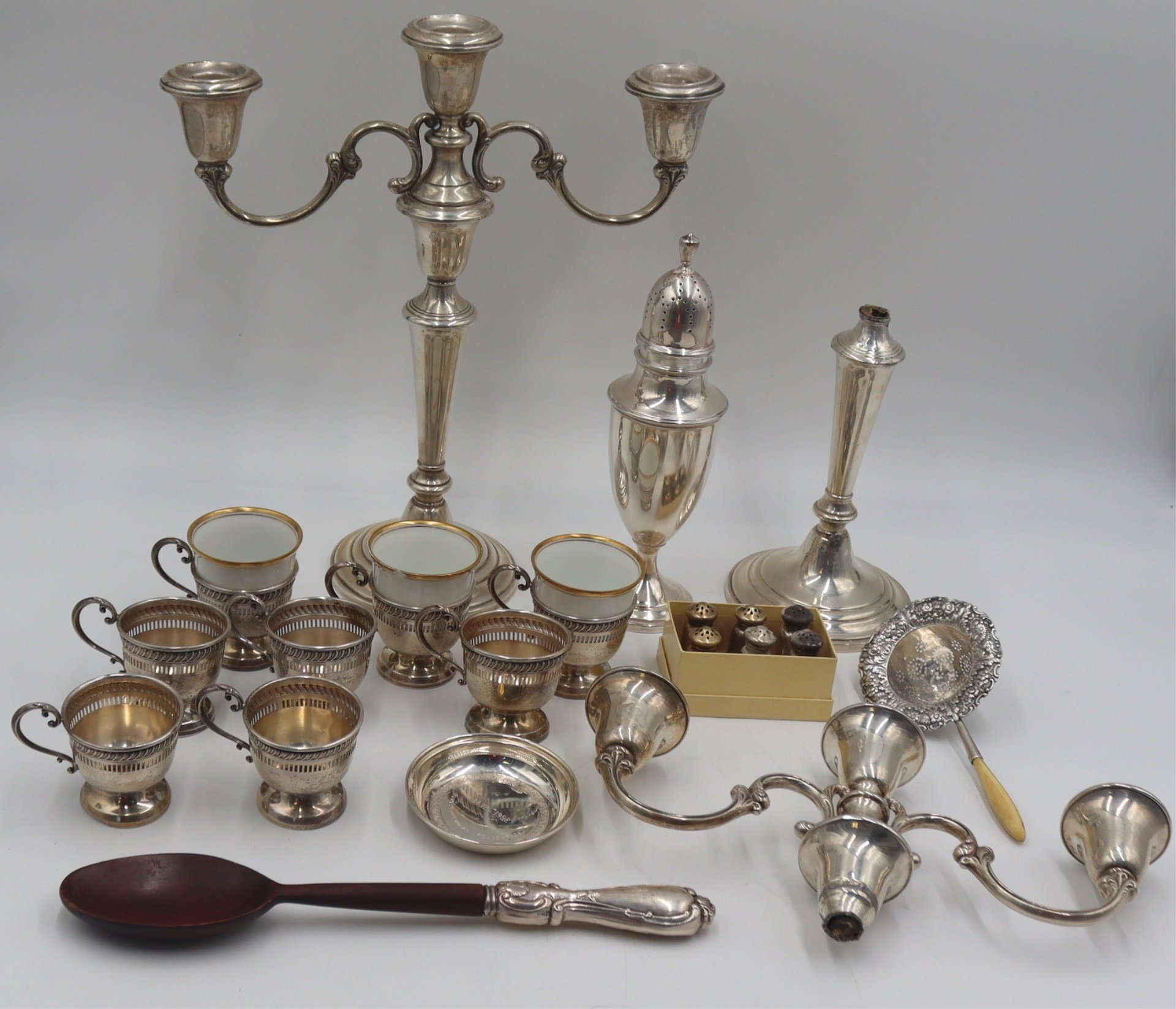 STERLING. ASSORTED GROUPING OF