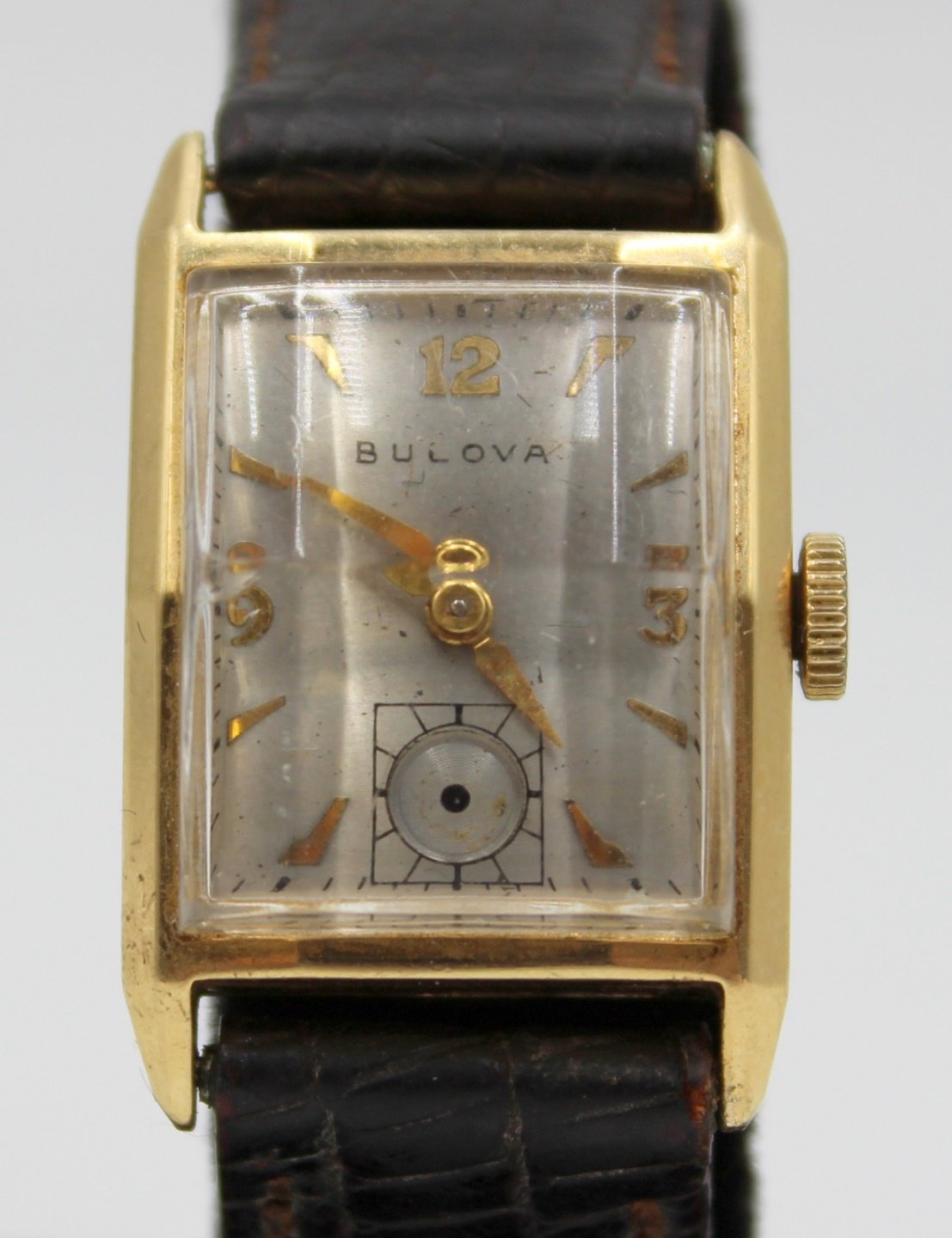 JEWELRY. MEN'S BULOVA 14KT GOLD