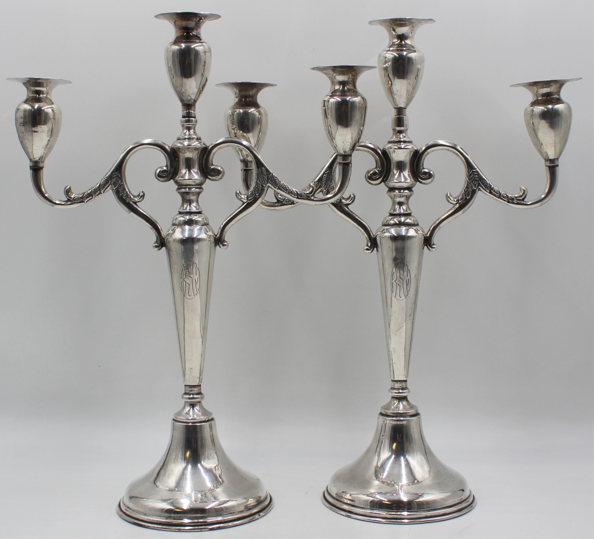 STERLING PAIR OF MEXICAN STERLING 3bc568