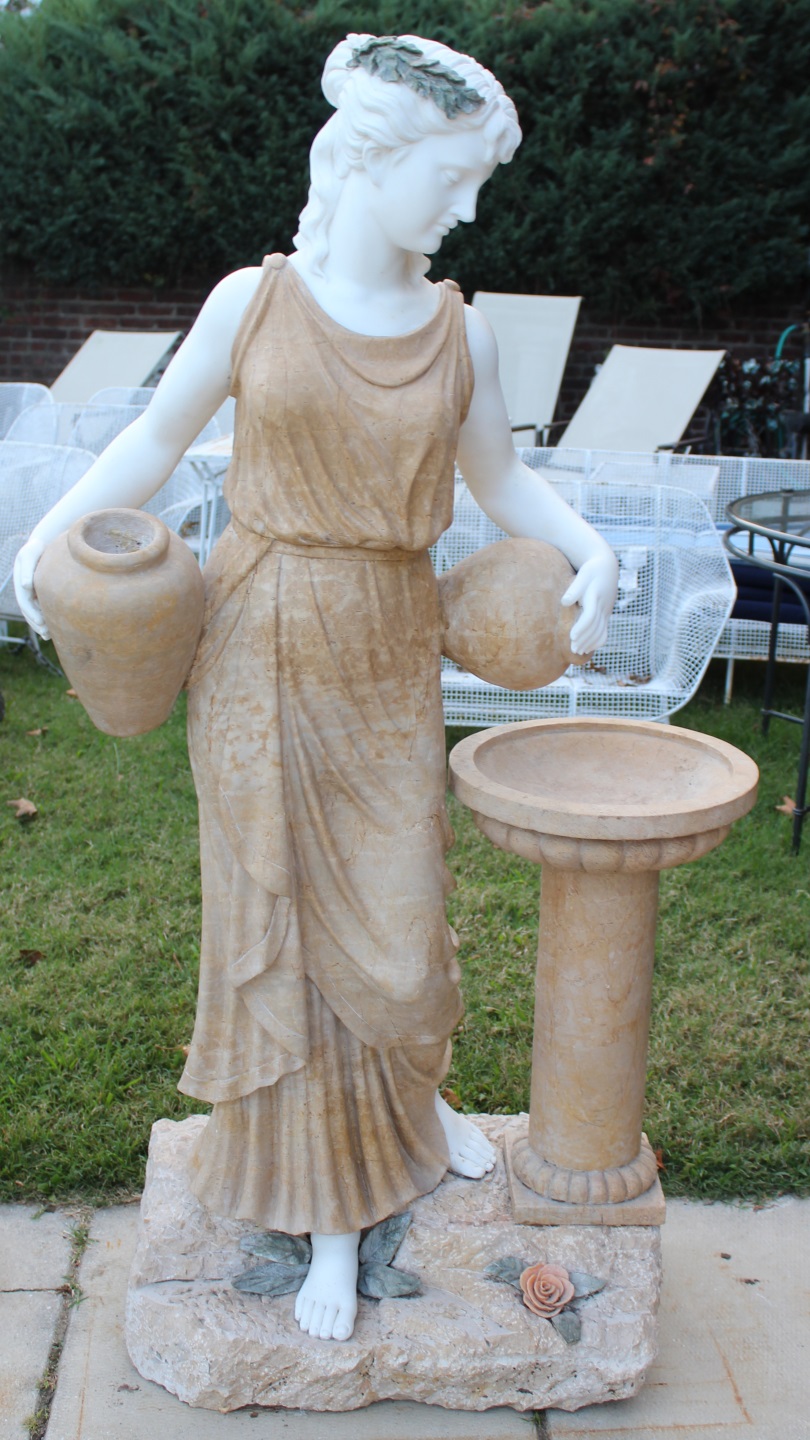 LIFE SIZE STONE & MARBLE SCULPTURE