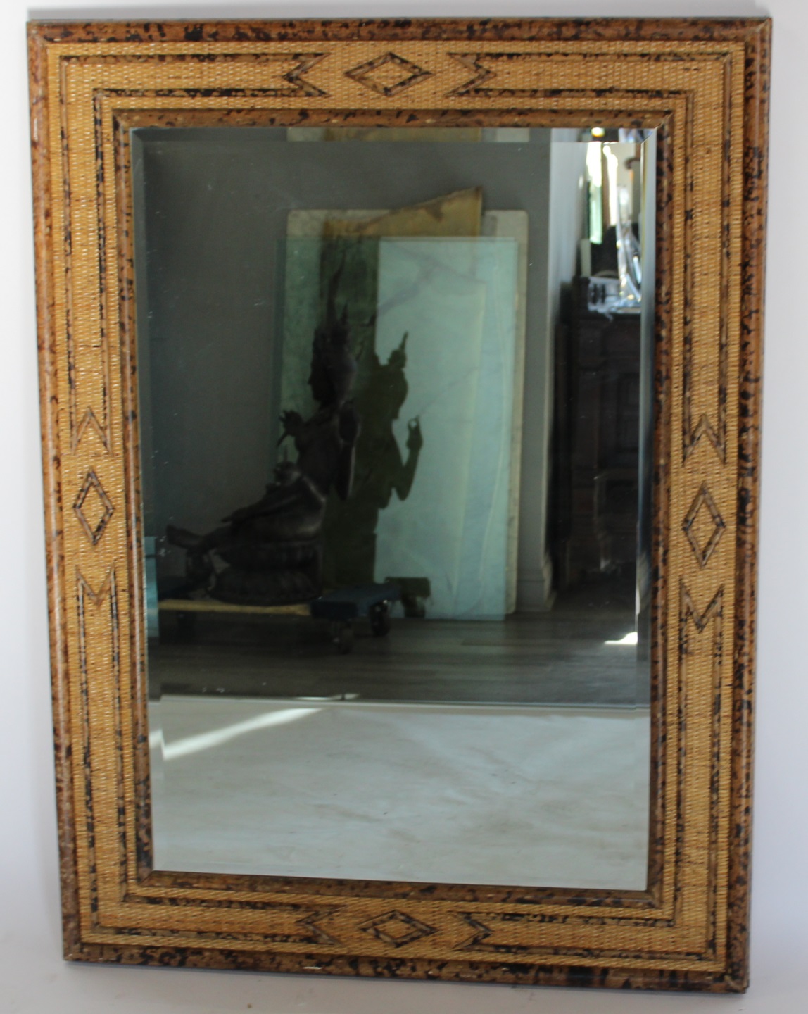 BAMBOO FORM MIRROR. From a Roslyn