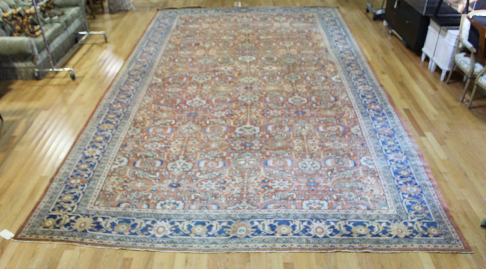 LARGE, ANTIQUE & FINELY HAND WOVEN