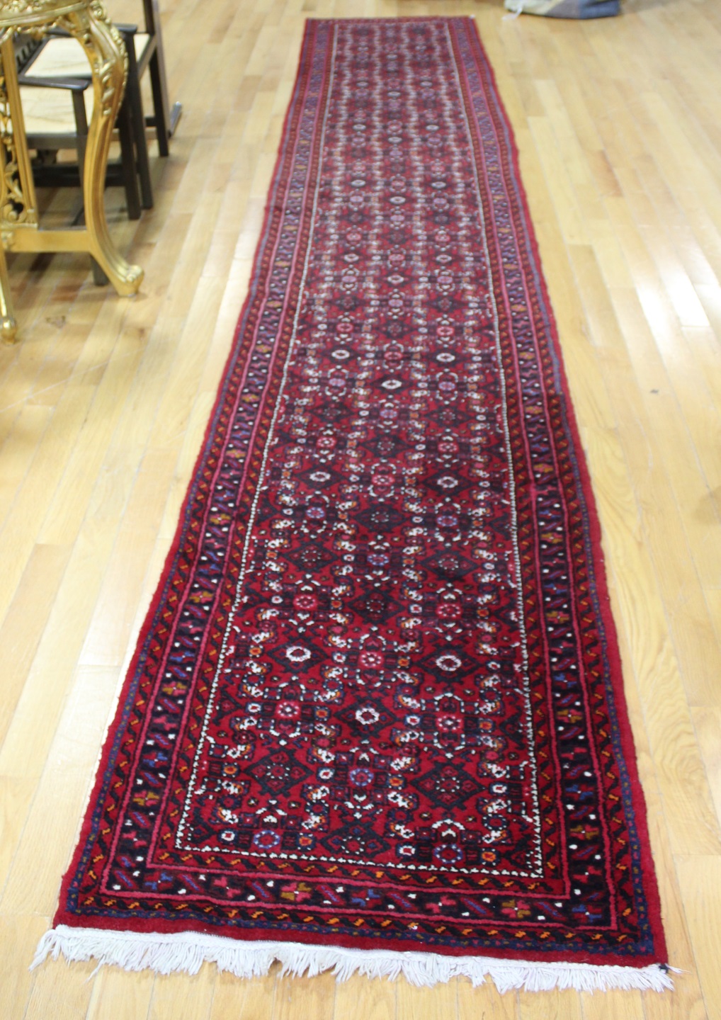 VINTAGE AND FINELY HAND WOVEN RUNNER