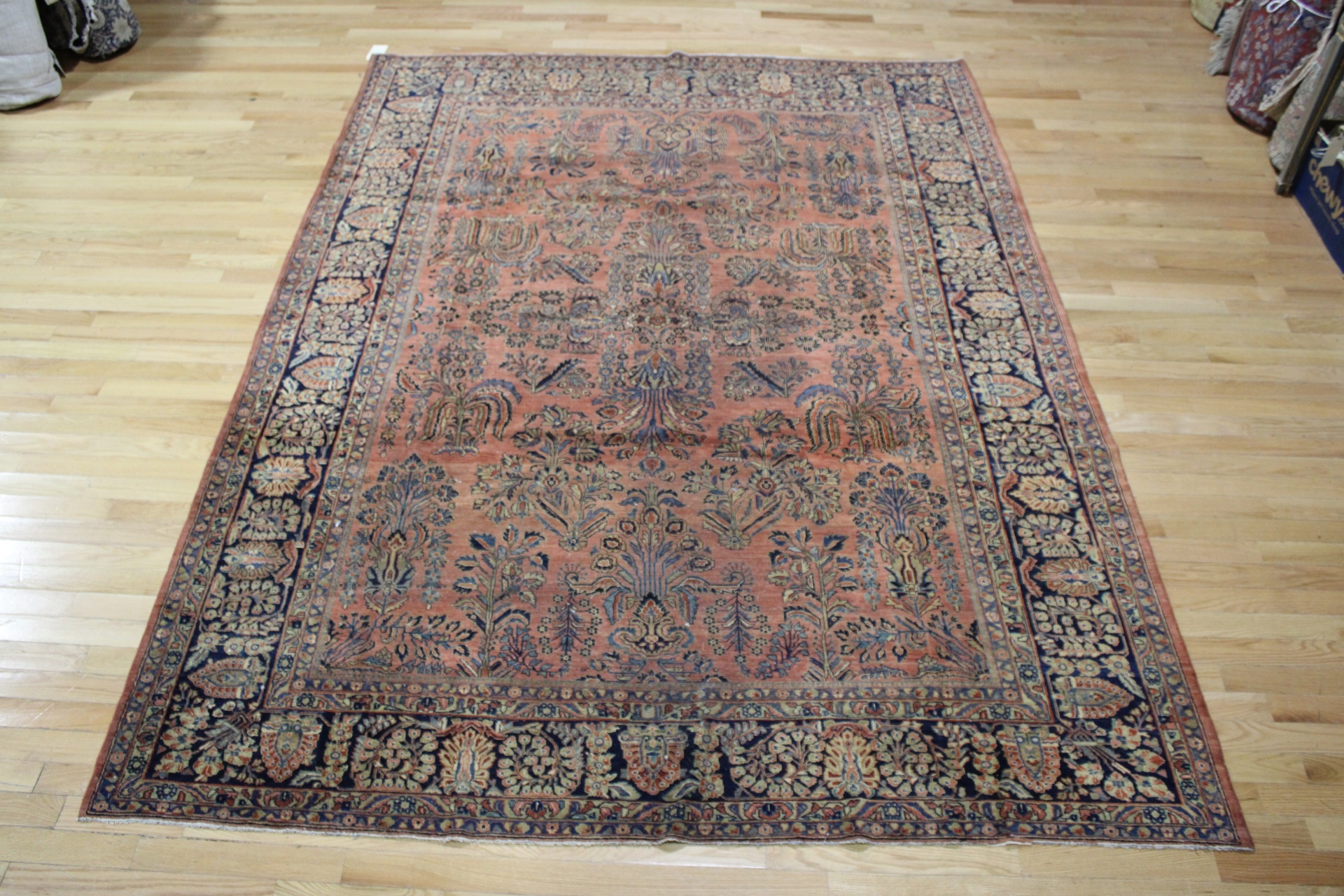 ANTIQUE AND FINELY HAND WOVEN SAROUK 3bc6e6