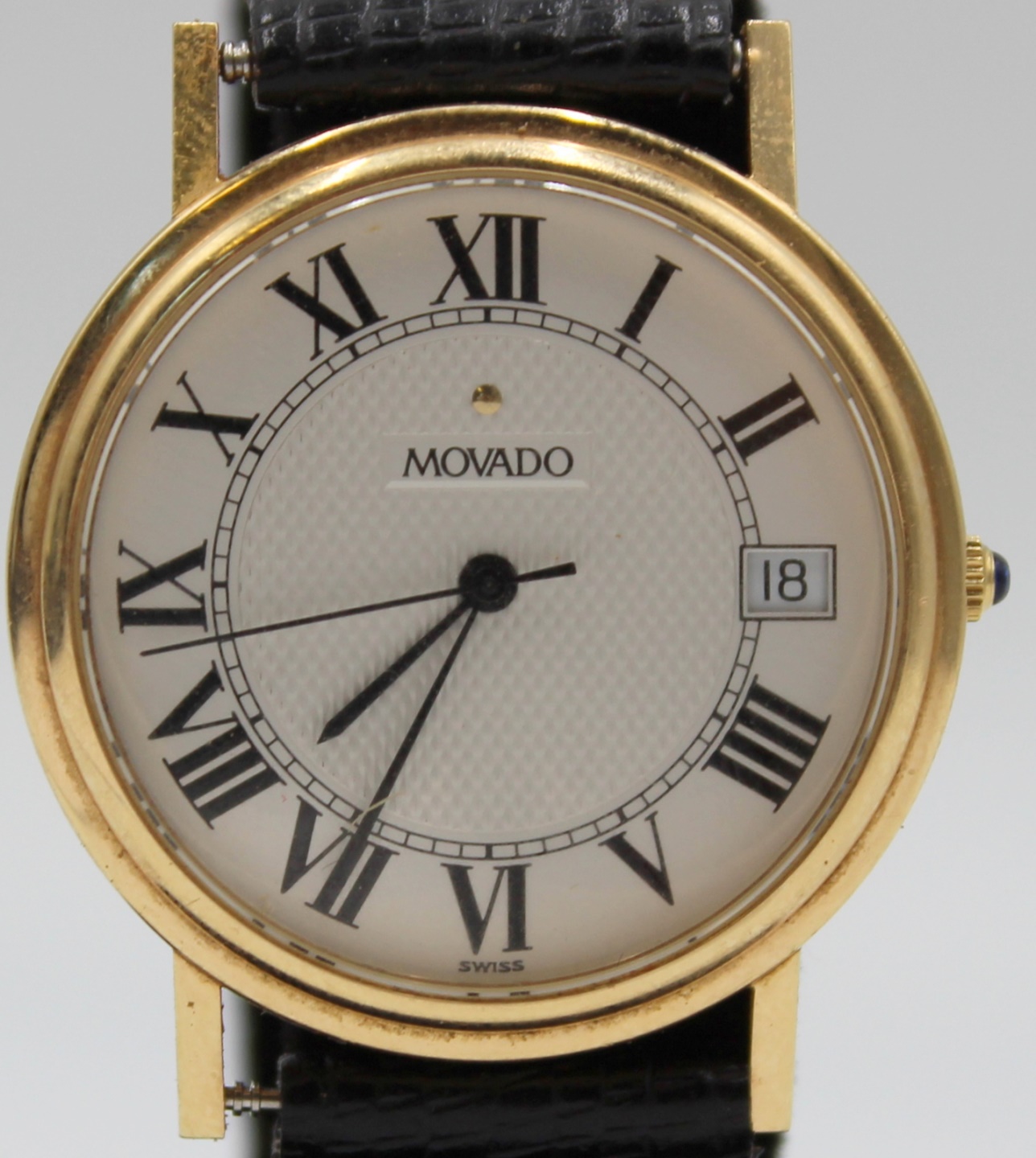 JEWELRY. MEN'S MOVADO 14KT GOLD