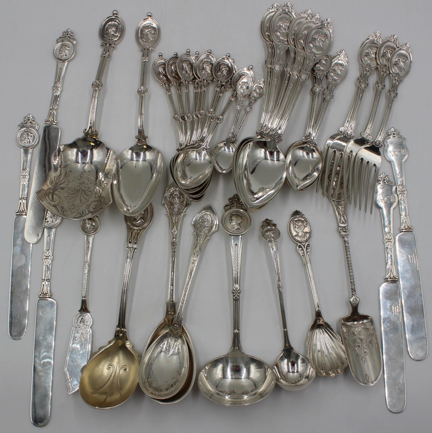 STERLING. ASSORTED GROUPING OF STERLING