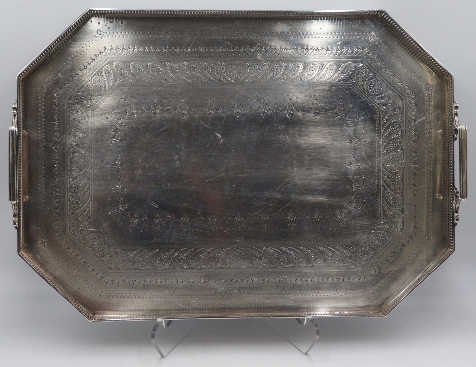 SILVER. LARGE MAPPIN & WEBB SILVER SERVING