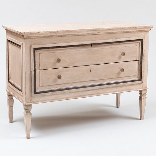 ITALIAN NEOCLASSICAL PAINTED CHEST 3bc805