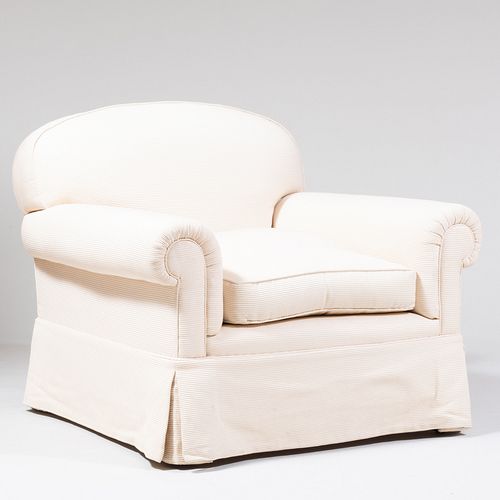 CREAM CORDUROY UPHOLSTERED CLUB 3bc880