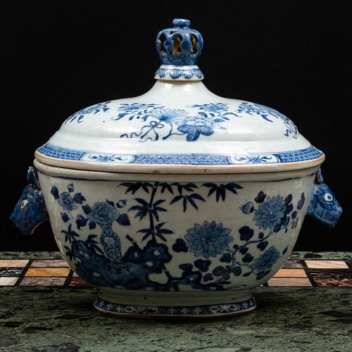 CHINESE EXPORT BLUE AND WHITE PORCELAIN 3bc9c5