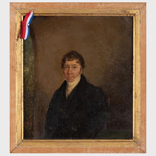 FRENCH SCHOOL PORTRAIT OF A GENTLEMANOil 3bc9fd