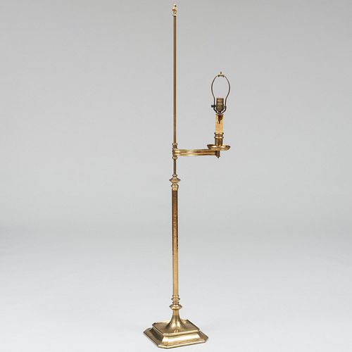 BRASS RETRACTABLE STANDING LAMP4 3bcae4