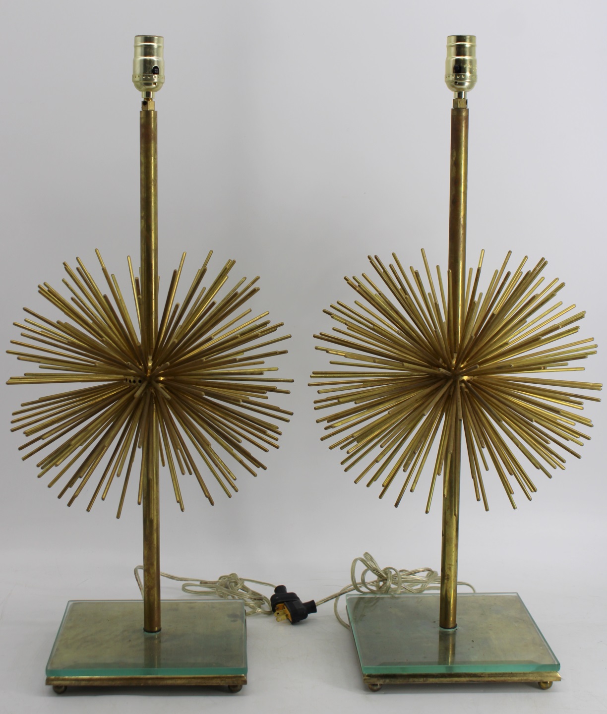 PAIR OF GILT METAL STARBURST FORM 3bcb17