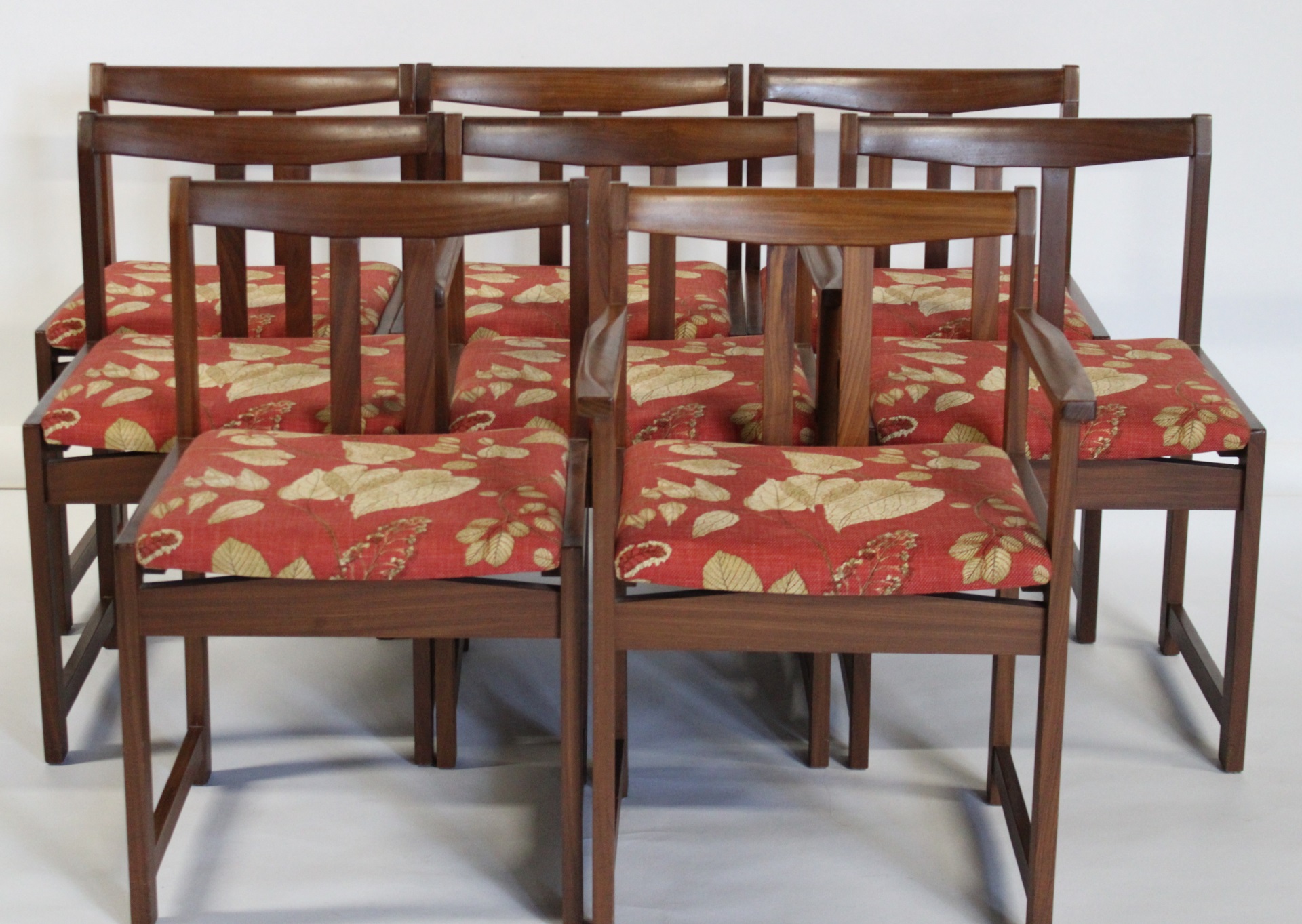 DANISH MODERN DINING TABLE AND