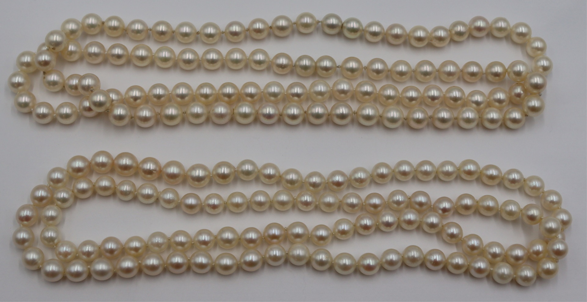 JEWELRY 2 SINGLE STRAND PEARL 3bcbc4