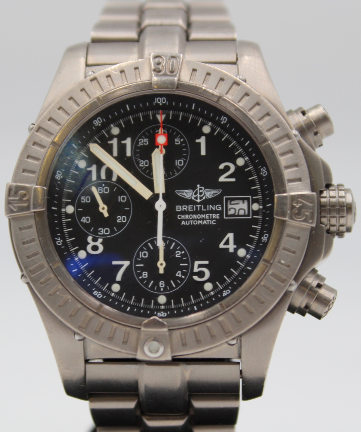 JEWELRY. MEN'S BREITLING TITANIUM