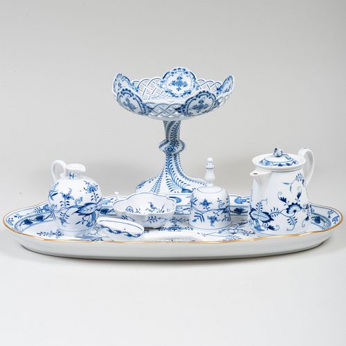 GROUP OF MEISSEN PORCELAIN TABLEWARES