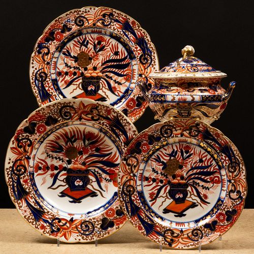 ENGLISH PORCELAIN IMARI DECORATED 3bccd8