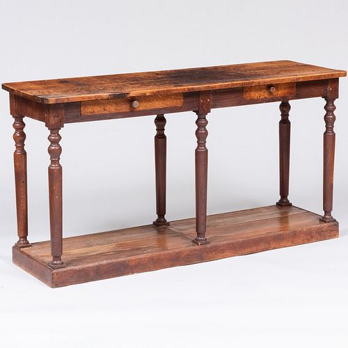 LATE REGENCY STYLE OAK TABLE31