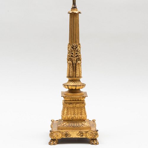 RESTAURATION GILT-METAL COLUMNAR