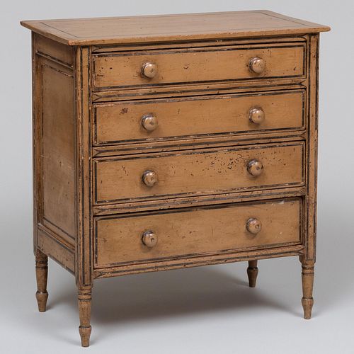 LATE REGENCY PAINTED CHEST OF DRAWERS29