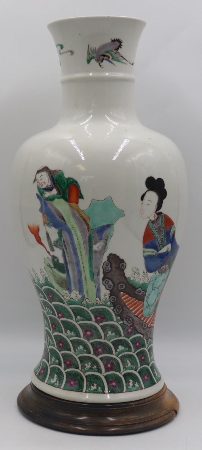 CHINESE FAMILLE VERTE ENAMEL DECORATED 3bceec