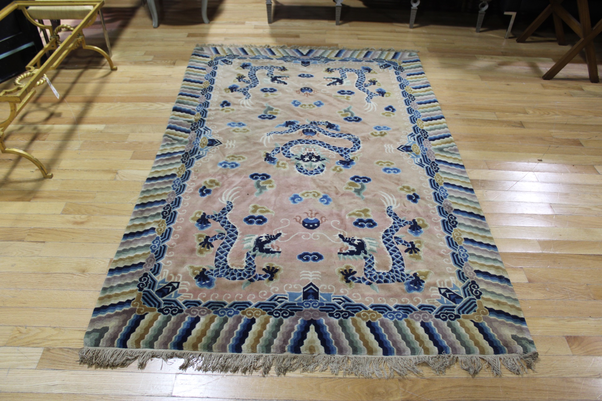 ART DECO FINELY HAND WOVEN CHINESE 3bcf3e
