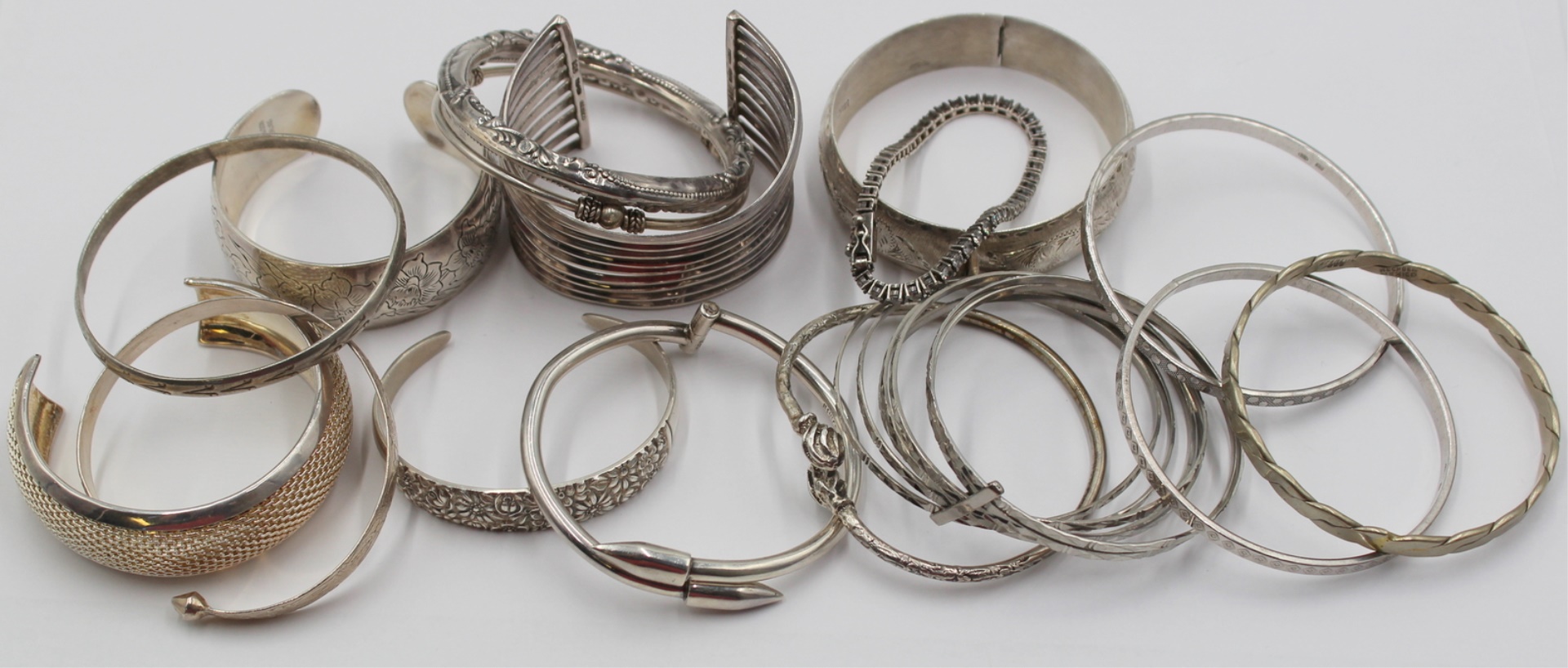 JEWELRY ASSORTED GROUPING OF STERLING 3bcfe4