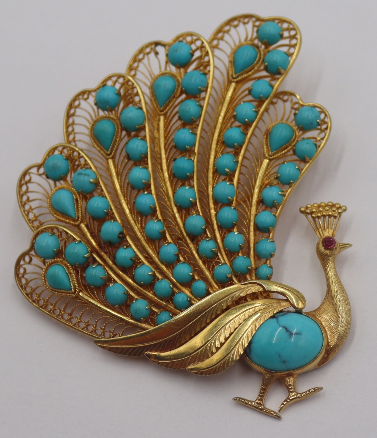 JEWELRY 14KT GOLD TURQUOISE  3bcff5