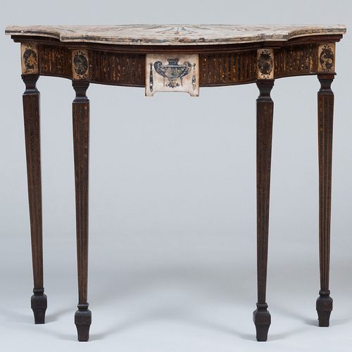GEORGE III STYLE PAINTED AND INLAID 3bd07b