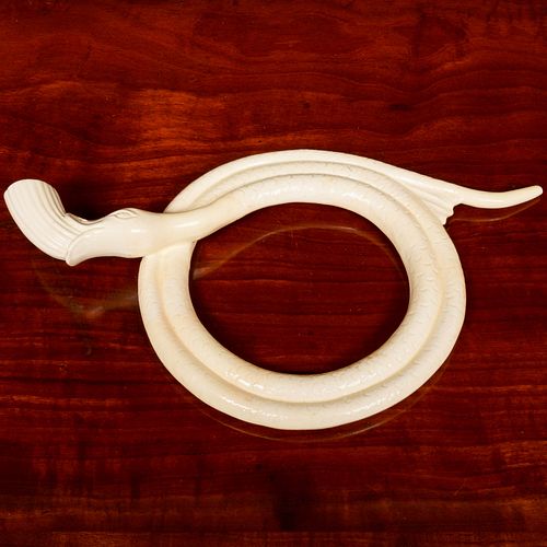 ENGLISH CREAMWARE MODEL OF A PIPE 3ba9e2