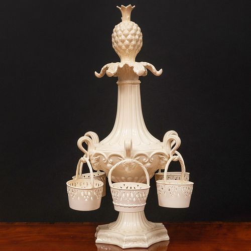 ASSEMBLED WEDGWOOD CREAMWARE CENTERPIECEThe