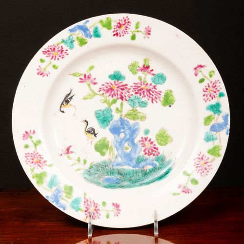 BOW CHINOISERE PORCELAIN PLATEUnmarked 9 3baa6f