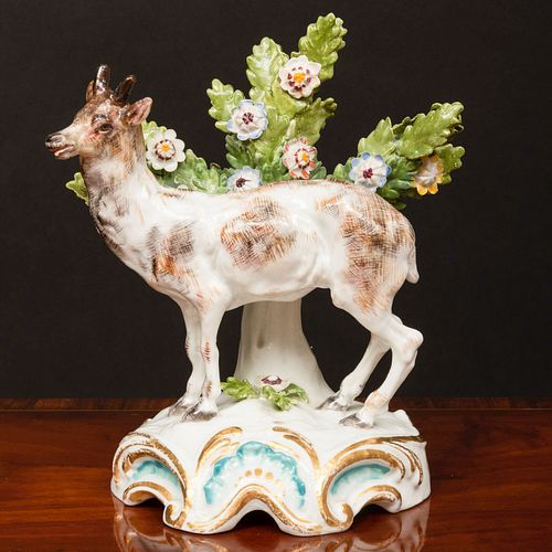 PORCELAIN BOCAGE GOAT GROUP, POSSIBLY