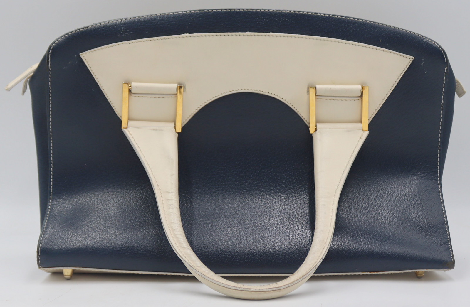 COUTURE FENDI BLUE AND WHITE LEATHER 3baa9e