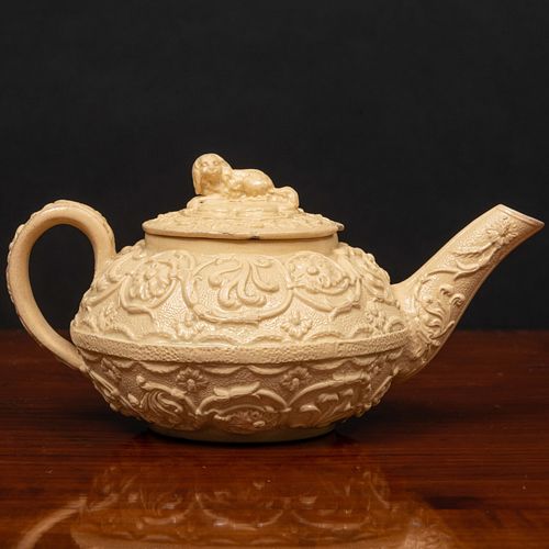 MINIATURE ENGLISH CANEWARE TEAPOT 3baaed