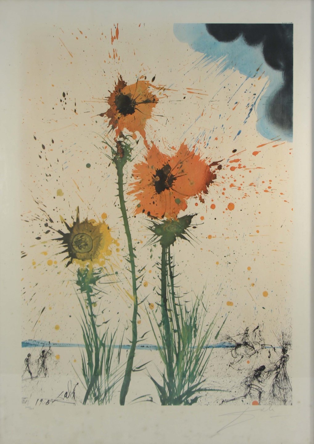 SALVADOR DALI (AFTER). Offset-Lithograph.