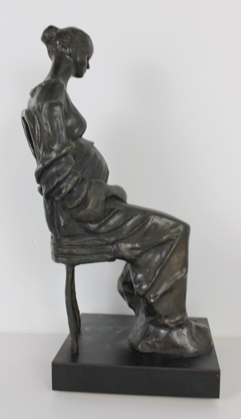 MALKA ROSENSTEIN SIGNED BRONZE