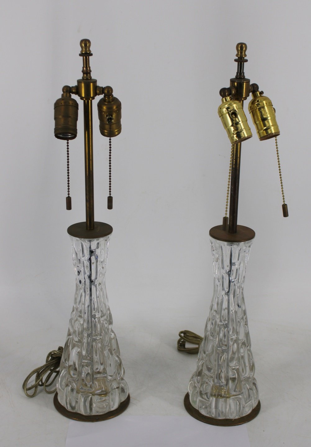 MIDCENTURY PAIR OF MURANO GLASS Lamps