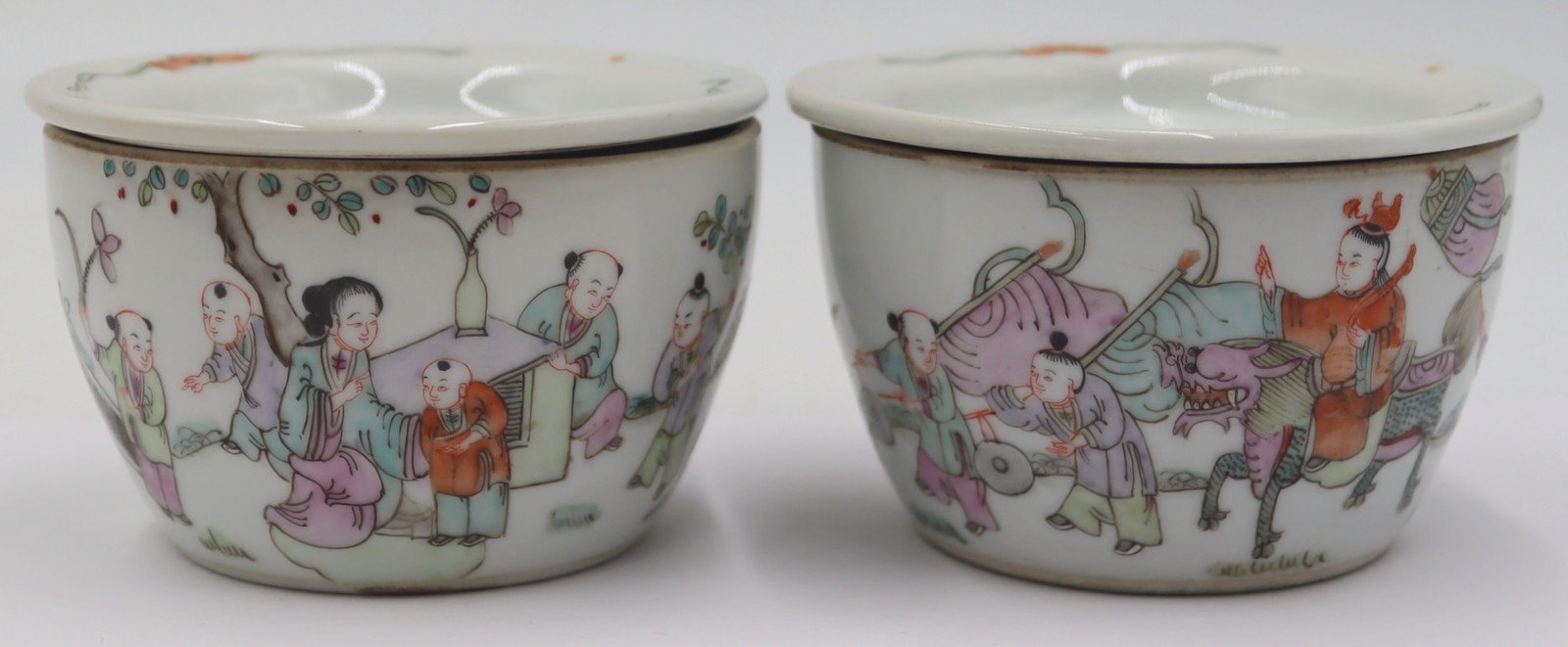 PAIR OF 19TH C CHINESE FAMILLE 3babfe