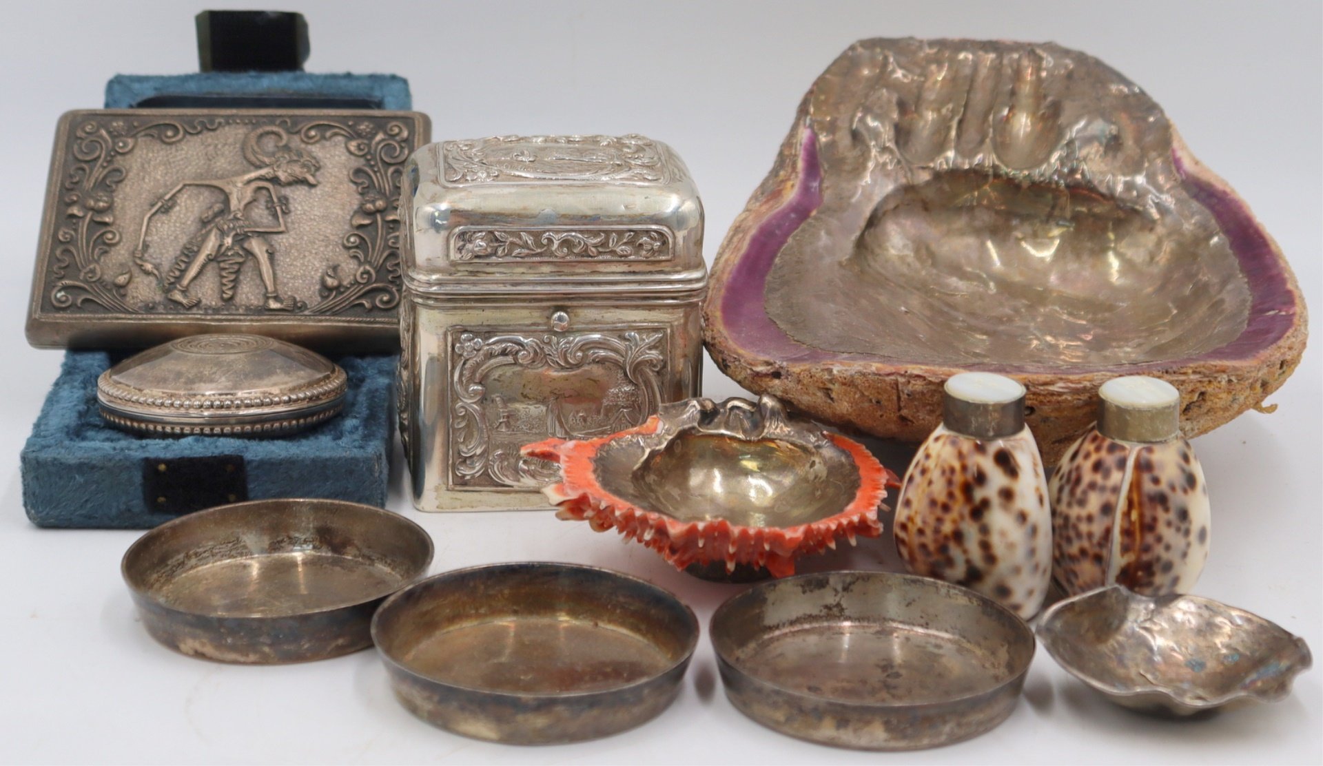 SILVER. ASSORTED GROUPING OF SILVER